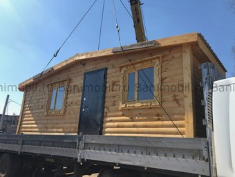 Установка готовой бани