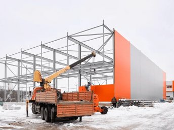 Металлоконструкции из оцинкованных профилей в Москве