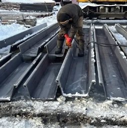 Извлечение, стыковка, резка шпунта ларсена (larssen) Извлечение, стыковка, резка шпунта ларсена (larssen)